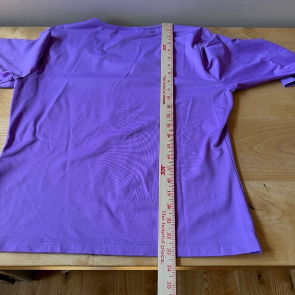 LBH TOP 3/4 SLEEVE NYLON SPANDEX LIGHTWEIGHT CASUAL STRETCHY SLEEK VERSATILE XL - Picture 9 of 11